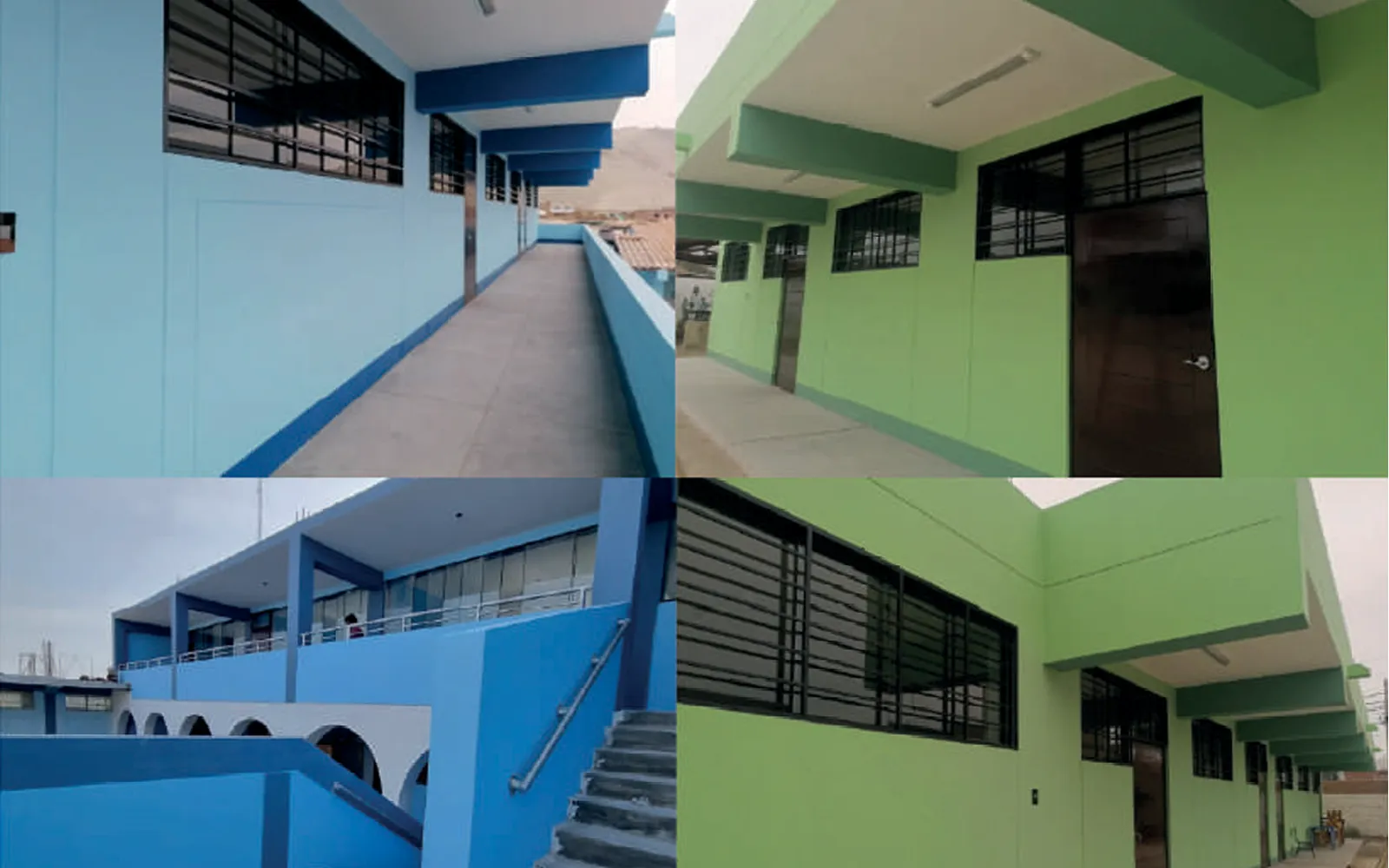 Construcción de pabellones y mejoramiento de centros educativos