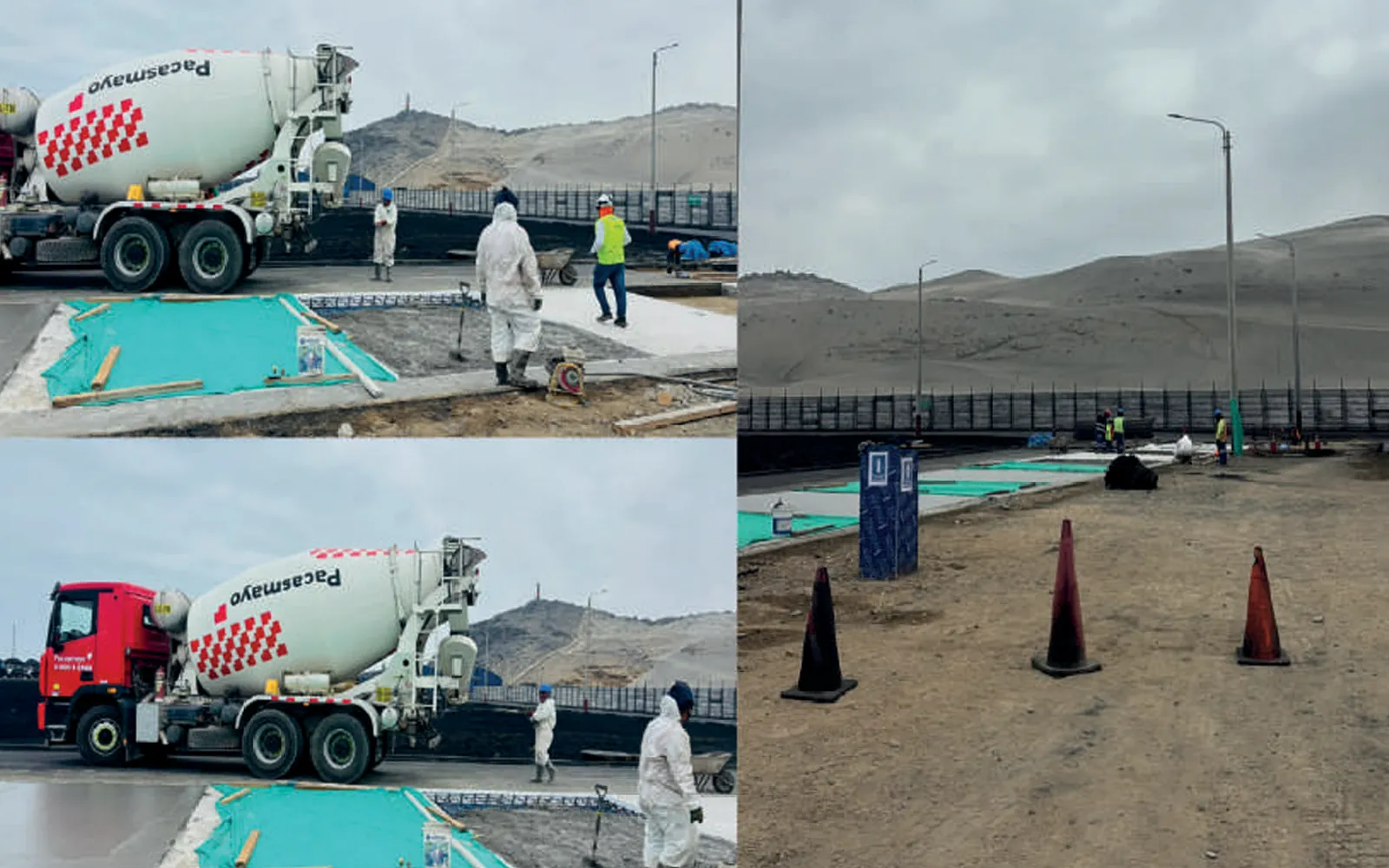 Mantenimiento de vías en zona de bienestar y minerales